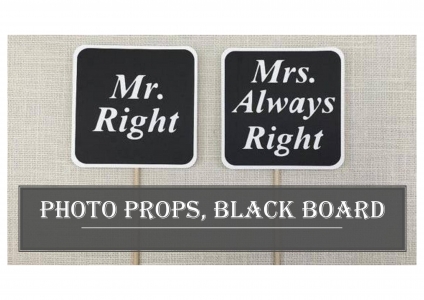 Photo props, Black board